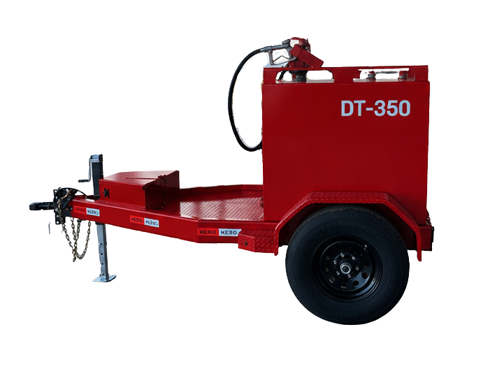 Red HERO DT-350 fuel trailer